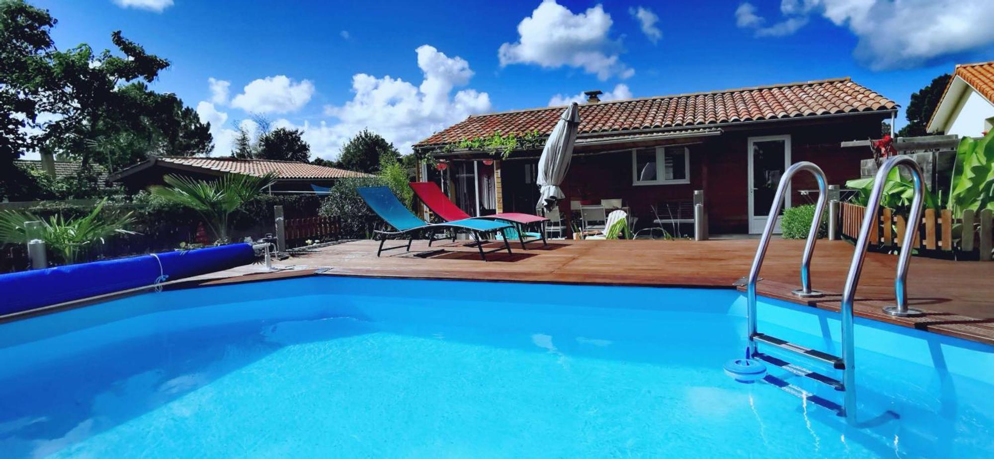 Maison & Piscine Prives,Plages Ocean Et Lac A 10 Kms Linxe المظهر الخارجي الصورة