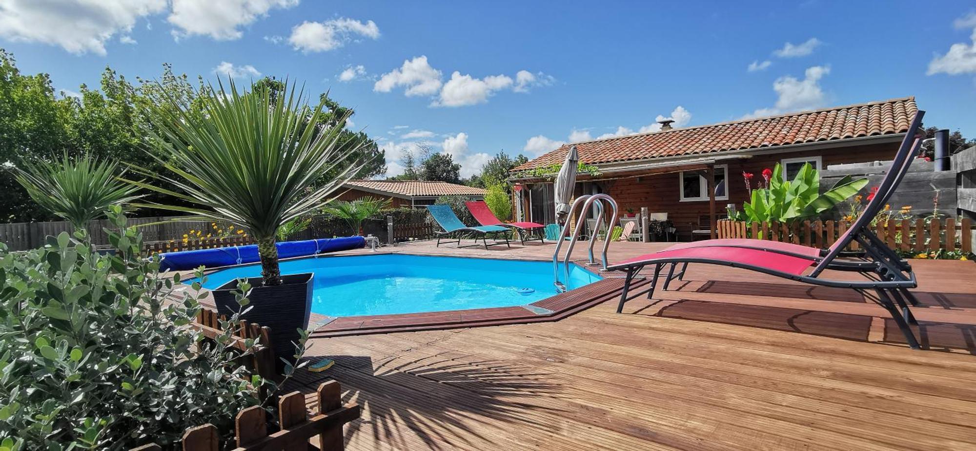 Maison & Piscine Prives,Plages Ocean Et Lac A 10 Kms Linxe المظهر الخارجي الصورة